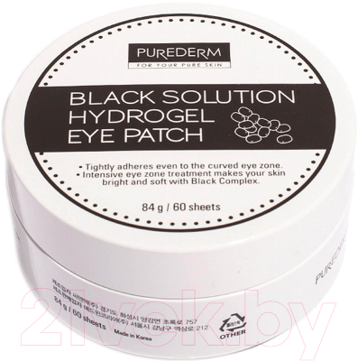 

Патчи под глаза Purederm, Black Solution Hydrogel Eye Patch