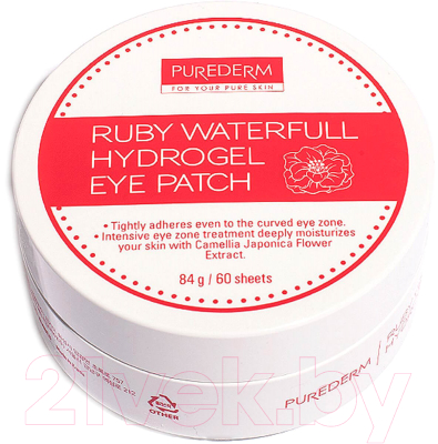 

Патчи под глаза Purederm, Ruby Waterfull Hydrogel Eye Patch