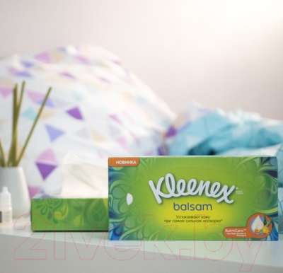 Бумажные салфетки Kleenex Ultra Balsam (72шт)