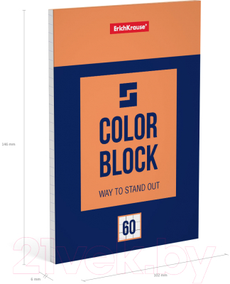 Блокнот Erich Krause Color Block / 49686 (60л)