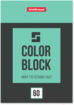 Блокнот Erich Krause Color Block / 49686 (60л)