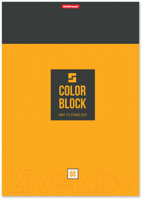Блокнот Erich Krause Color Block / 49688 (60л)