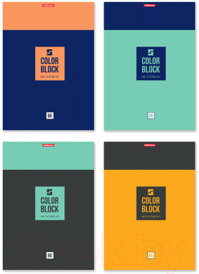 Блокнот Erich Krause Color Block / 49688 (60л)