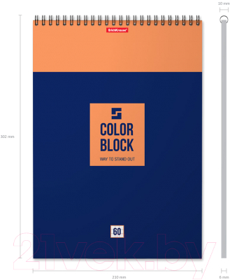 Блокнот Erich Krause Color Block / 49685 (60л)