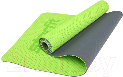 Коврик для йоги и фитнеса Starfit FM-202 TPE (зеленый)