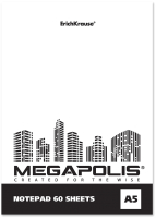 Блокнот Erich Krause Megapolis Blanc / 49797 (60л) - 