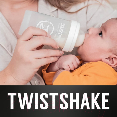 Бутылочка для кормления Twistshake Антиколиковая / 78254 (180мл, пастельный серый)