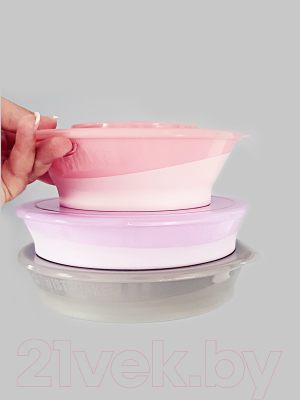 Тарелка для кормления Twistshake Plate / 78159 (пастельный розовый)