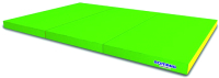 Гимнастический мат Romana 5.021.06 (светло-зеленый/желтый) - 