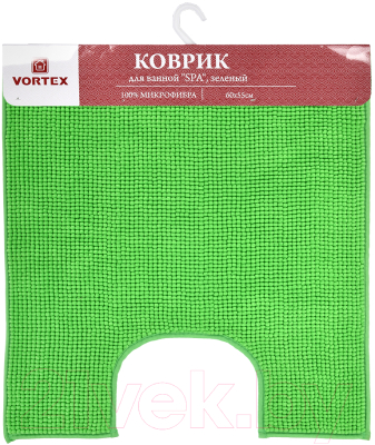 Коврик для туалета VORTEX Spa / 24133 (60x55, зеленый)