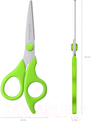 Изображение товара Ножницы канцелярские Erich Krause Control Junior / 35144