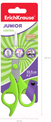 Изображение товара Ножницы канцелярские Erich Krause Control Junior / 35144