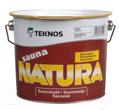 

Пропитка для дерева Teknos, Бесцветный, Sauna-Natura