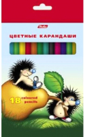 

Набор цветных карандашей Hatber, Ежики / BKc 18300