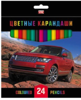 

Набор цветных карандашей Hatber, VK Джипы / BKc 24043