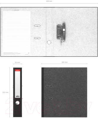 Папка-регистратор Erich Krause Original / 679 (черный)