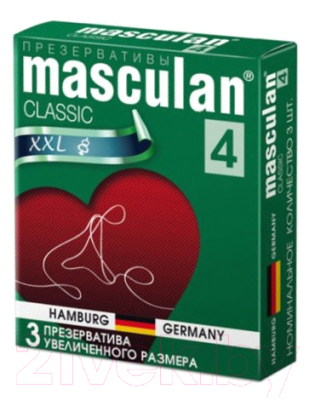 Презервативы Masculan Classic 4 XXL №3