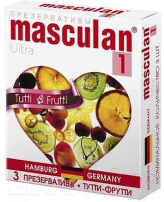 Презервативы Masculan Ultra-1 тутти-фрутти №3