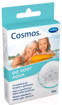 Повязка пластырная Cosmos Aqua три размера (10шт)