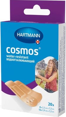 Пластырь Cosmos Water Resistant два размера (20шт) - 