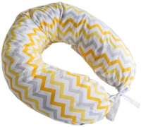 Подушка для беременных Martoo С наволочкой Mommy / MOM-YGZ (желто-серый зигзаг) - 