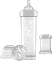 Бутылочка для кормления Twistshake Антиколиковая / 78018 (330мл, белый бриллиант) - 