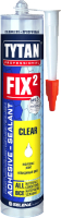 Клей-герметик Tytan Professional Fix2 Clear (290мл) - 