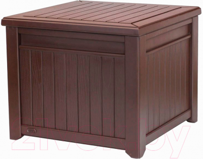 Сундук уличный Keter Cube Wood 208L / 237777 (коричневый)