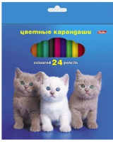 

Набор цветных карандашей Hatber, Любимцы / Кс24_22