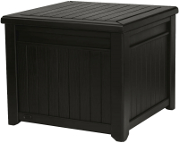 Ящик для хранения уличный Keter Cube Wood 208L / 237778 (графит) - 