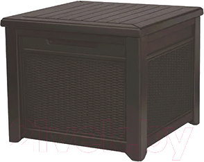 Сундук уличный Keter Cube Rattan 208L / 237779 (коричневый)