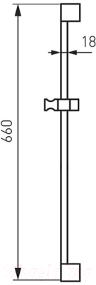 Душевая стойка Ferro RAIL1.0