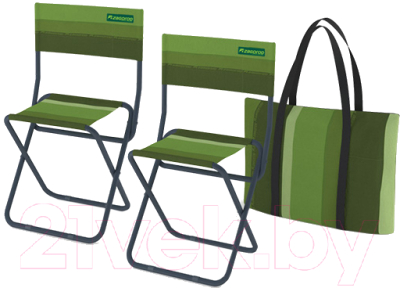 Комплект стульев садовых Zagorod N 202 (зеленый)