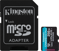 Карта памяти Kingston Canvas Go Plus microSDXC (Class10) 256GB (SDCG3/256GB) - 