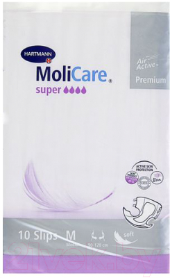 Подгузники для взрослых MoliCare Premium Super Soft (M, 10шт)