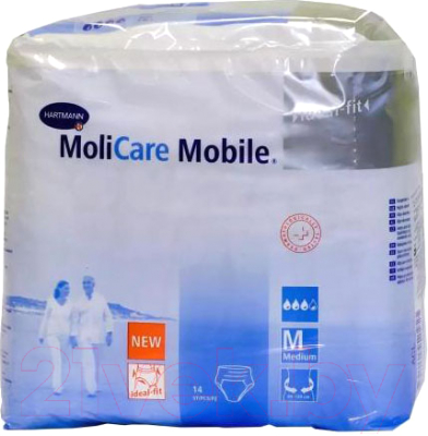 

Трусы впитывающие для взрослых MoliCare, Mobille M