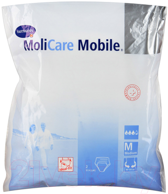 Трусы впитывающие для взрослых MoliCare Mobille M (2шт)