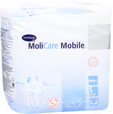 Трусы впитывающие для взрослых MoliCare Mobille S (14шт)