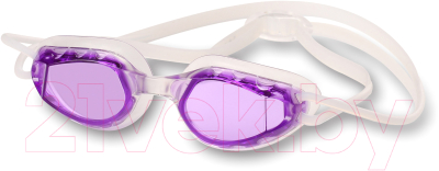 Очки для плавания Indigo Tuna 2786-6 (белый/фиолетовый)