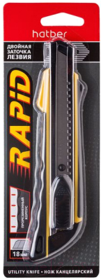 Нож канцелярский Hatber Rapid UK_060165