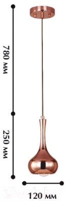 Потолочный светильник FAVOURITE Kupfer 1844-1P
