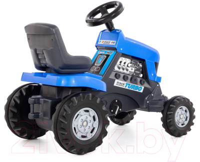 Каталка детская Полесье Turbo Трактор / 84620 (синий)