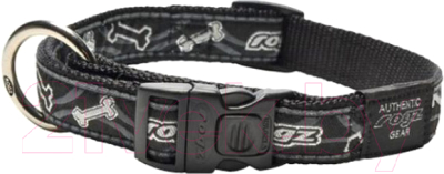 

Ошейник Rogz, Beach Bum Halsband Black Bone / RHB03CB