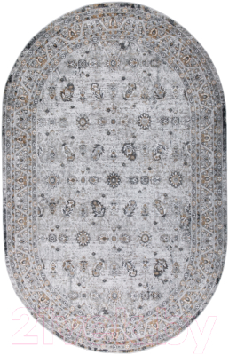 

Ковер Milat, Leda C804A-GRAY-D-GRAY-OVAL
