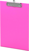 Планшет с зажимом Erich Krause Neon / 45411 (розовый) - 