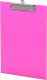 Планшет с зажимом Erich Krause Neon / 45411 (розовый) - 