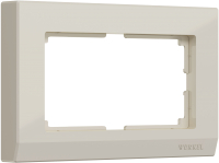 Рамка для выключателя Werkel WL04-Frame-01-DBL / a046850 (слоновая кость) - 