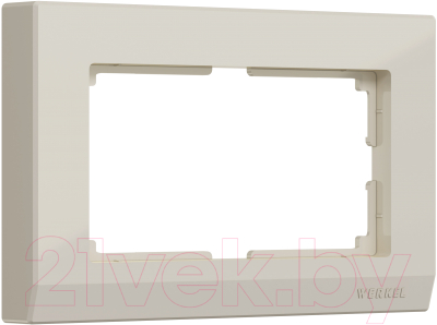 Рамка для выключателя Werkel WL04-Frame-01-DBL / a046850 (слоновая кость)