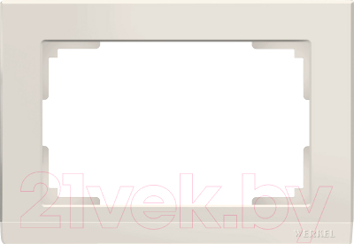 Рамка для выключателя Werkel WL04-Frame-01-DBL / a046850 (слоновая кость)