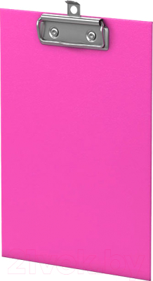Планшет с зажимом Erich Krause Neon / 49443 (розовый)